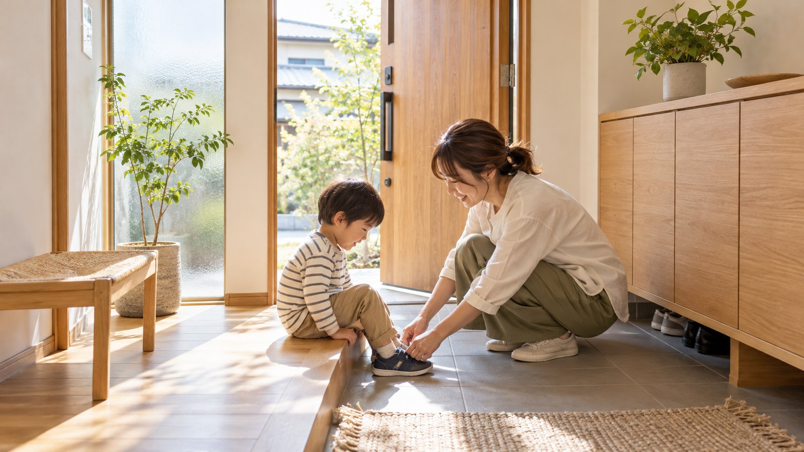 家の話は、毎日の暮らしの話から。（生成イメージ）